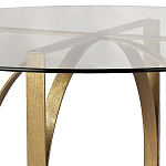 Стол обеденный круглый с основанием из 2-х пересекающихся колец Modern Geometric Silhouette варинант исполнения - 1 | Loft Concept в Кирове