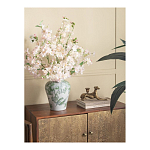 Ваза с зелеными цветочными и птичьими мотивами Vase Inspired by Nature варинант исполнения - 4 | Loft Concept в Кирове