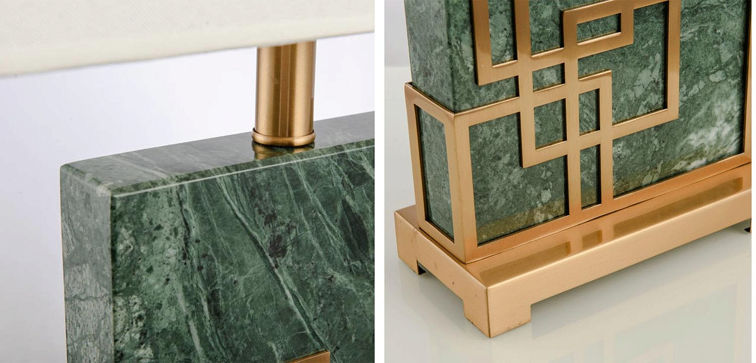 Настольная лампа Table Lamp marble green Настольная лампа Table Lamp marble green - Loft-Concept в Кирове