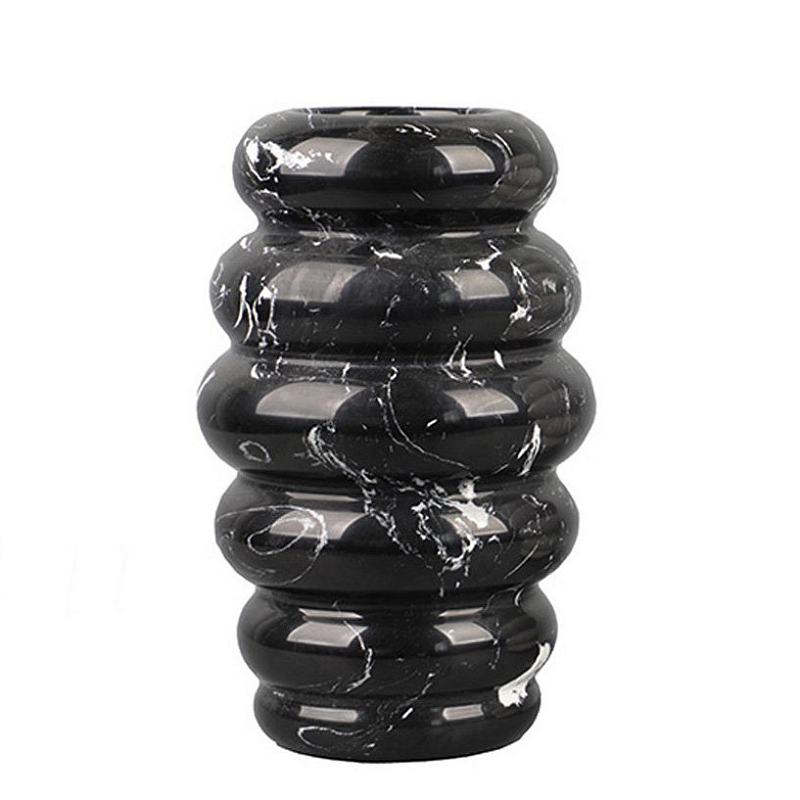 Ваза ORGANIC LARGE VASE Black Черный Ваза ORGANIC LARGE VASE Black Черный в Кирове | Loft Concept