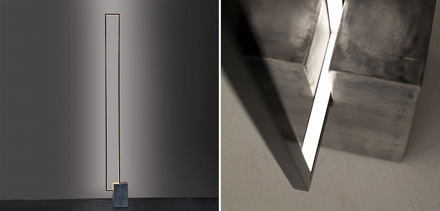 Торшер Лофт Светодиодный Rectangular Vertical LED Floor Lamp Торшер Лофт Светодиодный Rectangular Vertical LED Floor Lamp - Loft-Concept в Кирове