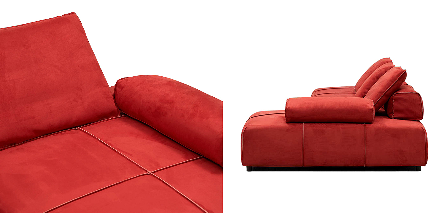 Угловой диван Quinn Red Sofa Угловой диван Quinn Red Sofa - Loft-Concept в Кирове