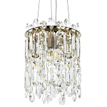 Подвесной светильник с хрустальными подвесками Roul Crystal Round Hanging Lamp варинант исполнения - 1 | Loft Concept в Кирове