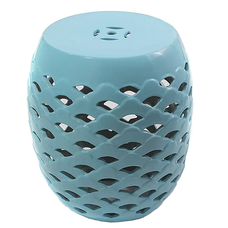 Керамический табурет Ceramic Chair Turquoise Бирюзовый Керамический табурет Ceramic Chair Turquoise Бирюзовый в Кирове | Loft Concept
