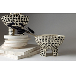 Чаша на ножках для фруктов или сухофруктов "Лонерно" варинант исполнения - 3 | Loft Concept в Кирове