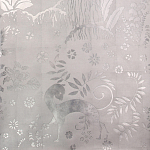 Обои ручная роспись в стиле Арт-деко Rateau Bas Relief on Tarnished Silver gilded paper варинант исполнения - 2 | Loft Concept в Кирове