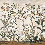 Обои ручная роспись Siam White Metal варинант исполнения - 1 | Loft Concept в Кирове