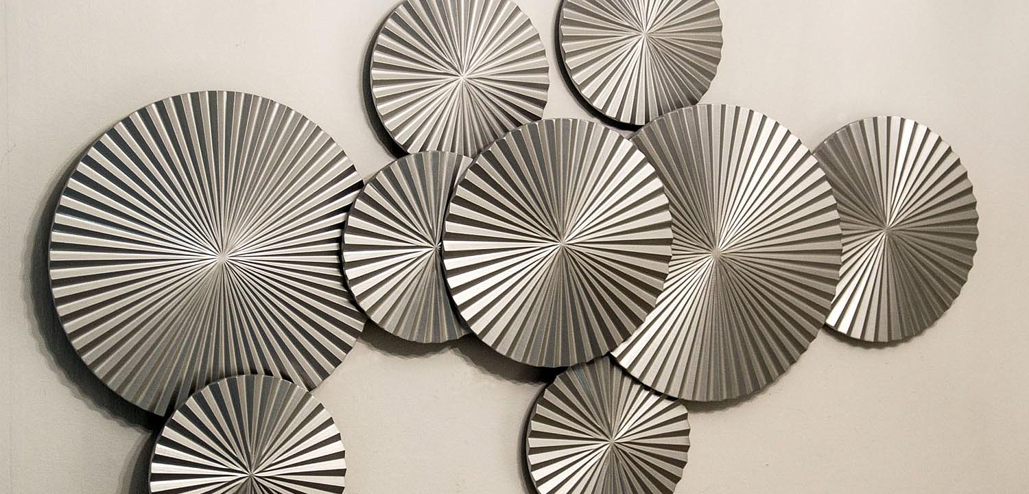 Арт-объект Apollo Silver Wall Plaque Disc 9 - Loft-Concept в Кирове