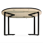 Стол обеденный раздвижной со столешницей бежевый мрамор Magali варинант исполнения - 3 | Loft Concept в Кирове