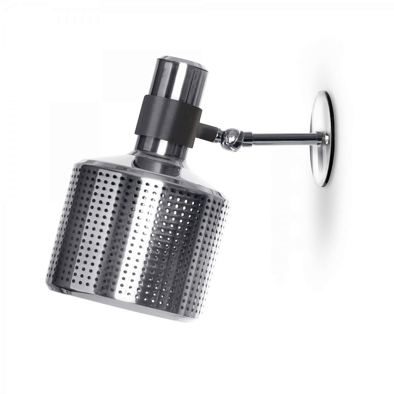 Бра Bert Frank Riddle Single Wall Light Grey Серебряный Черный Бра Bert Frank Riddle Single Wall Light Grey Серебряный Черный в Кирове | Loft Concept