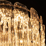 Бра с эффектом стекающего стекла и прозрачными трубками Textured Glass варинант исполнения - 7 | Loft Concept в Кирове