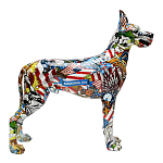 Статуэтка Graffiti Great Dane Поп-Арт варинант исполнения - 2 | Loft Concept в Кирове