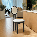 Дизайнерский стул из массива дерева с круглой спинкой Infinitude варинант исполнения - 1 | Loft Concept в Кирове