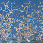 Обои ручная роспись Houghton Canton Blue варинант исполнения - 1 | Loft Concept в Кирове