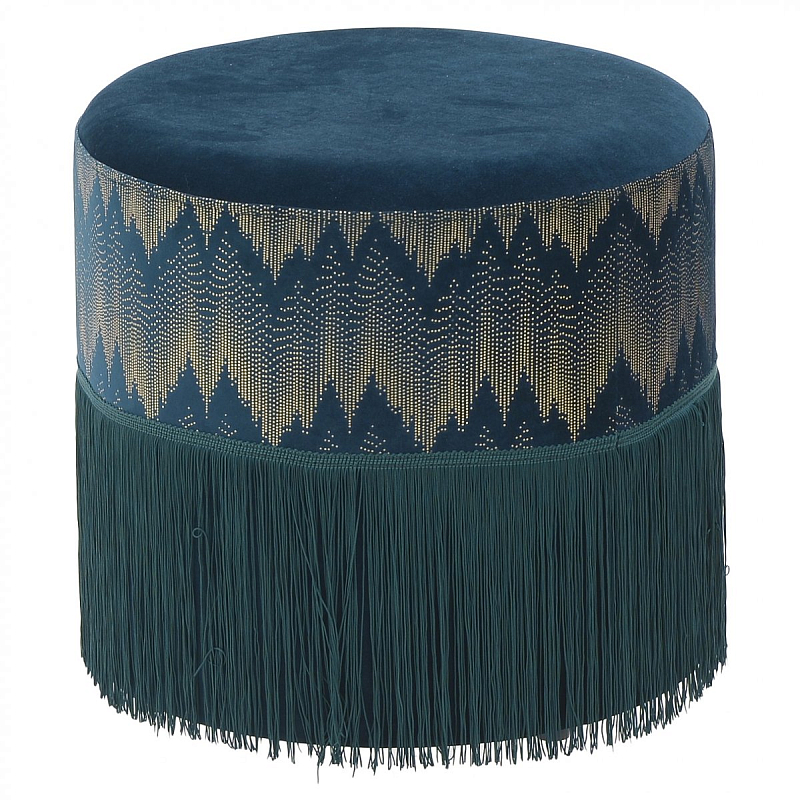 Пуф Fringe Blue Синий в Кирове | Loft Concept 