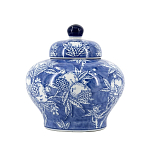 Ваза с крышкой в китайском стиле Гранатовое дерево Blooming Pomegranate варинант исполнения - 8 | Loft Concept в Кирове