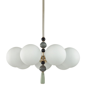 Люстра со вставками из керамики SkyEast 7 ламп