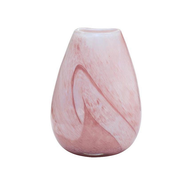 Ваза Pink Milk Mini Белый Розовый пастельный Ваза Pink Milk Mini Белый Розовый пастельный в Кирове | Loft Concept