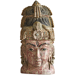 Арт-объект на стену Маска из массива акации Acacia Mask варинант исполнения - 5 | Loft Concept в Кирове