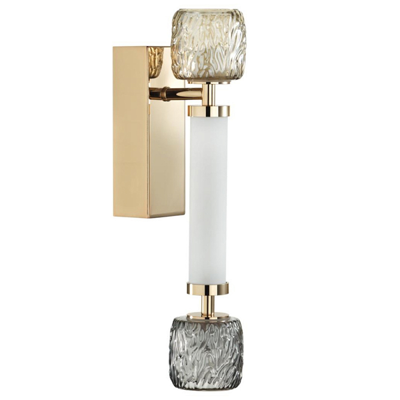 Светодиодное бра Rovelly Gold 35 см Белый Золотой Коньяк Светодиодное бра Rovelly Gold 35 см Белый Золотой Коньяк в Кирове | Loft Concept
