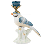 Фарфоровый подсвечник с птицей Eden Garden варинант исполнения - 1 | Loft Concept в Кирове