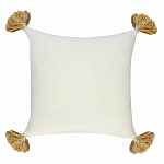 Чехол на подушку с кисточками и вышивкой птиц Ethnic mix Birds Square варинант исполнения - 4 | Loft Concept в Кирове