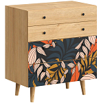 Комод с принтом на ящиках Elise Chest of Drawers варинант исполнения - 2 | Loft Concept в Кирове