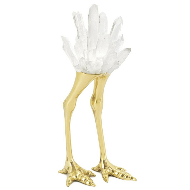 Статуэтка Deco Feet Lixus Прозрачный Золотой Статуэтка Deco Feet Lixus Прозрачный Золотой в Кирове | Loft Concept