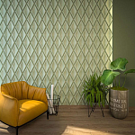 Гипсовая 3D панель с принтографией PM-102 варинант исполнения - 2 | Loft Concept в Кирове