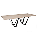 Стол обеденный на изогнутых ножках Consonance варинант исполнения - 2 | Loft Concept в Кирове