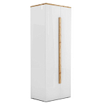 Шкаф платяной с белым глянцевым фасадом Grace of Furniture варинант исполнения - 1 | Loft Concept в Кирове