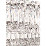 Люстра подвесная круглая из прозрачного хрусталя с корпусом из металла цвета хром Selfsufficient варинант исполнения - 6 | Loft Concept в Кирове