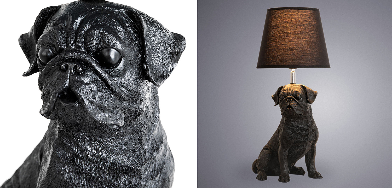 Настольная лампа Black Bulldog Table Lamp Настольная лампа Black Bulldog Table Lamp - Loft-Concept в Кирове