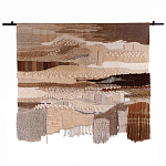 Тканый вручную монументальный настенный гобелен Earth Flow варинант исполнения - 6 | Loft Concept в Кирове