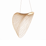 Подвесной светильник фигурный из деревянных прутьев Ecofriendly Light Source варинант исполнения - 2 | Loft Concept в Кирове