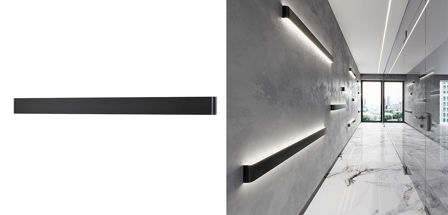 Бра Obverse Black Long Wall lamp Бра Obverse Black Long Wall lamp - Loft-Concept в Кирове