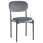 Стул с круглым сиденьем на металлическом основании ALFIE CHAIR Grey варинант исполнения - 1 | Loft Concept в Кирове