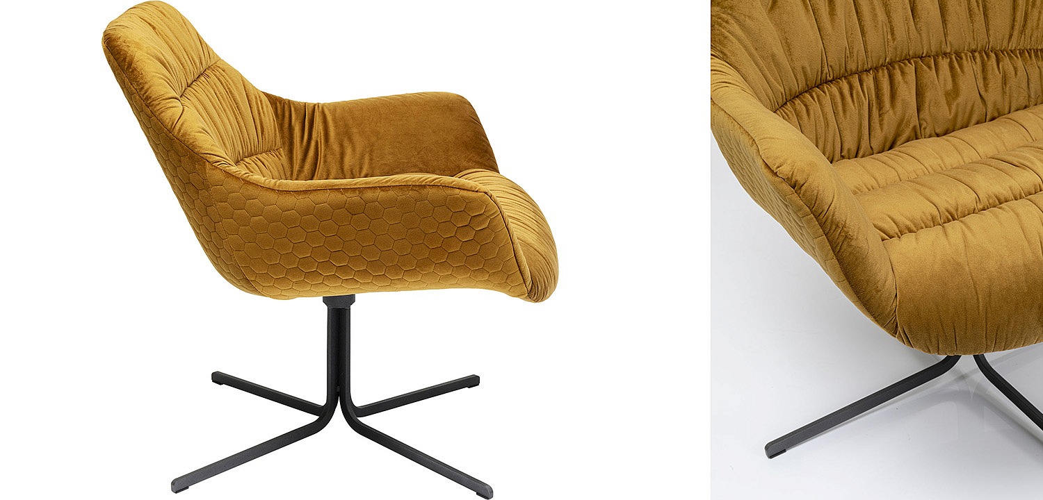 Кресло вращающееся Yellow Honeycomb - Loft-Concept в Кирове