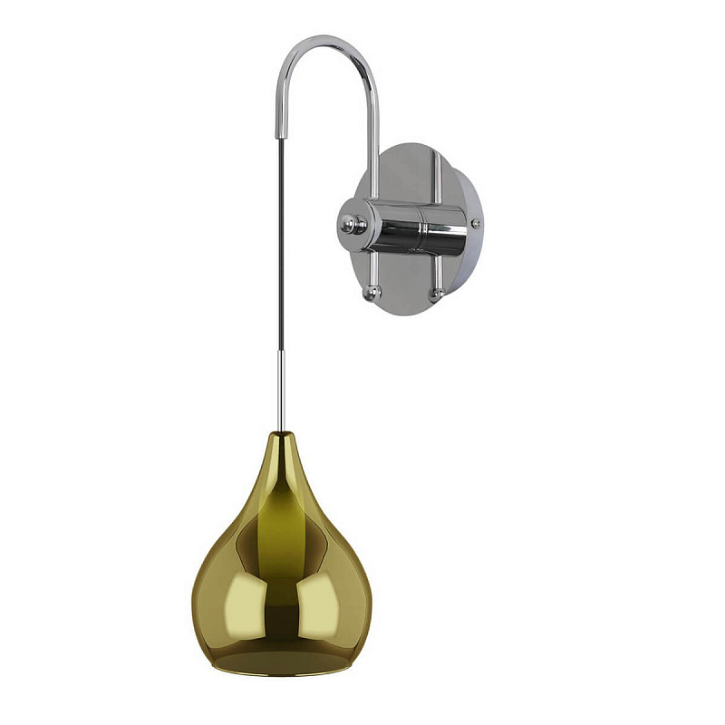 Бра Candiano Olive Sconces Оливковый Хром Бра Candiano Olive Sconces Оливковый Хром в Кирове | Loft Concept