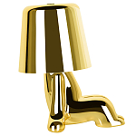 Настольная лампа фигурная цвета золото с гладким абажуром Высота 16 см Sophia варинант исполнения - 4 | Loft Concept в Кирове