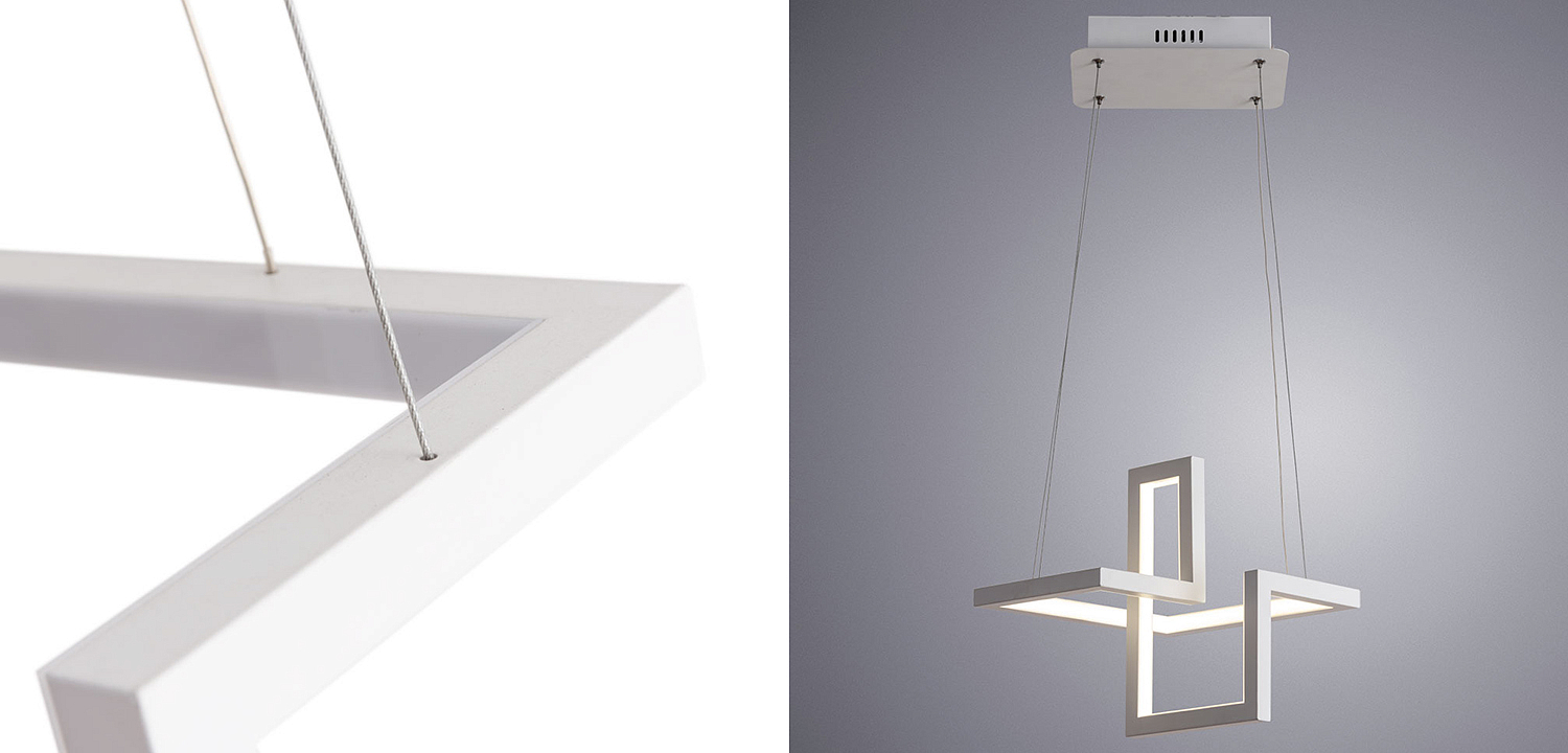 Люстра Esther Geometric White Chandelier III Люстра Esther Geometric White Chandelier III - Loft-Concept в Кирове