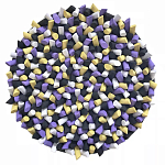 Панно «Цветение виолы» варинант исполнения - 1 | Loft Concept в Кирове