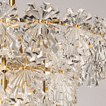 Люстра многоярусная с объемными прозрачными цветами Hanging Flowers варинант исполнения - 4 | Loft Concept в Кирове