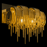 Бра с металлическими дугами и цепочками 33 см Atlantis Chain варинант исполнения - 8 | Loft Concept в Кирове