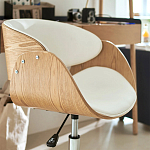 Вращающееся офисное кресло на колёсах Delwyn Chair варинант исполнения - 4 | Loft Concept в Кирове