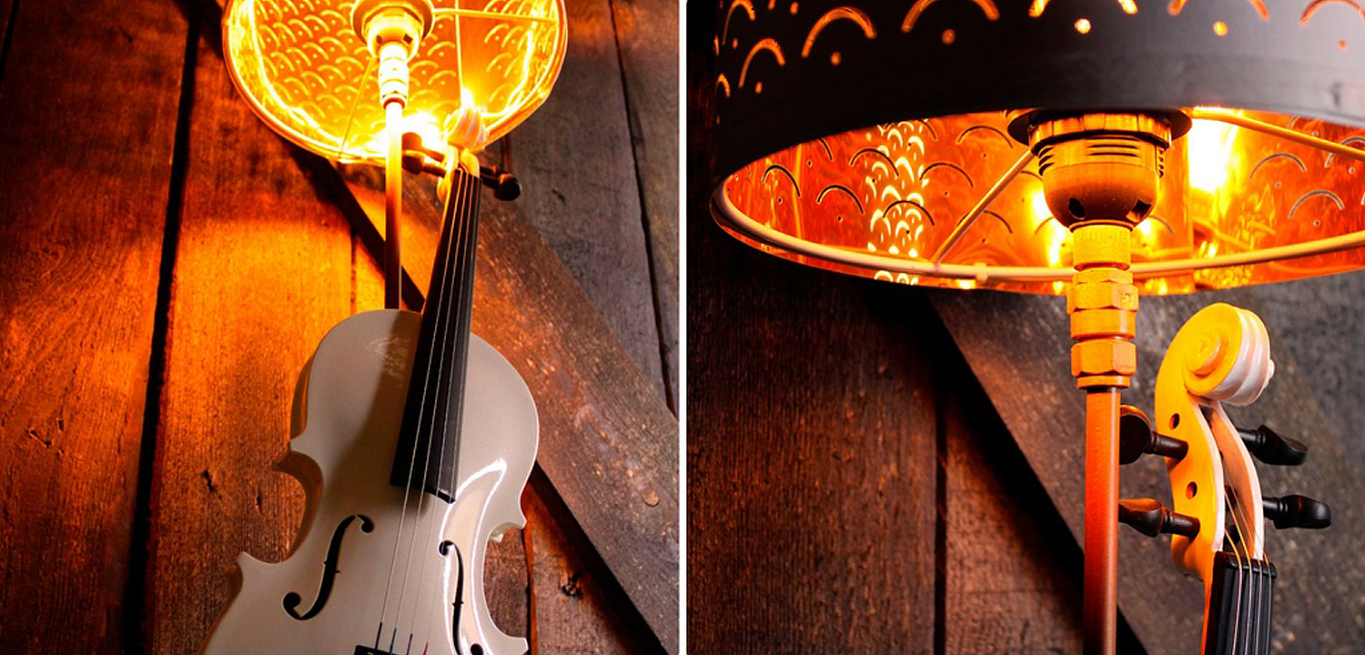 Настольная лампа Violin white Настольная лампа Violin white - Loft-Concept в Кирове