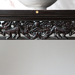 Черная резная консоль в Китайском стиле из массива Black Dragon Console варинант исполнения - 3 | Loft Concept в Кирове