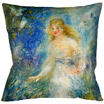 Подушка декоративная с принтом Весна Impressionism in Art варинант исполнения - 1 | Loft Concept в Кирове