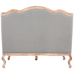 Диван двухместный из массива бука светло-серый Solid Luxury варинант исполнения - 2 | Loft Concept в Кирове