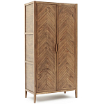 Шкаф из массива сосны с орнаментом "Ёлочка" Geometric Ornament варинант исполнения - 2 | Loft Concept в Кирове